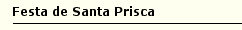 Festa de Santa Prisca