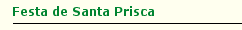 Festa de Santa Prisca