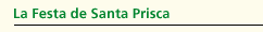 La Festa de Santa Prisca